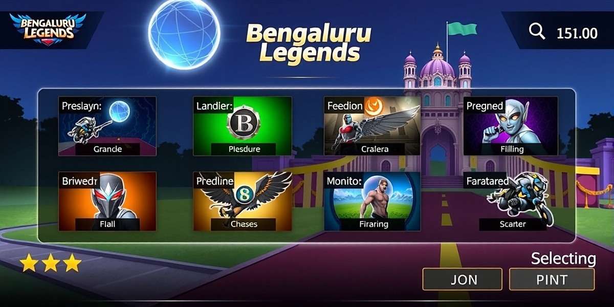 Bengaluru Legends Game Modes Bengaluru Legends gameplay showing the different game modes selection screen with Bengaluru backdrop