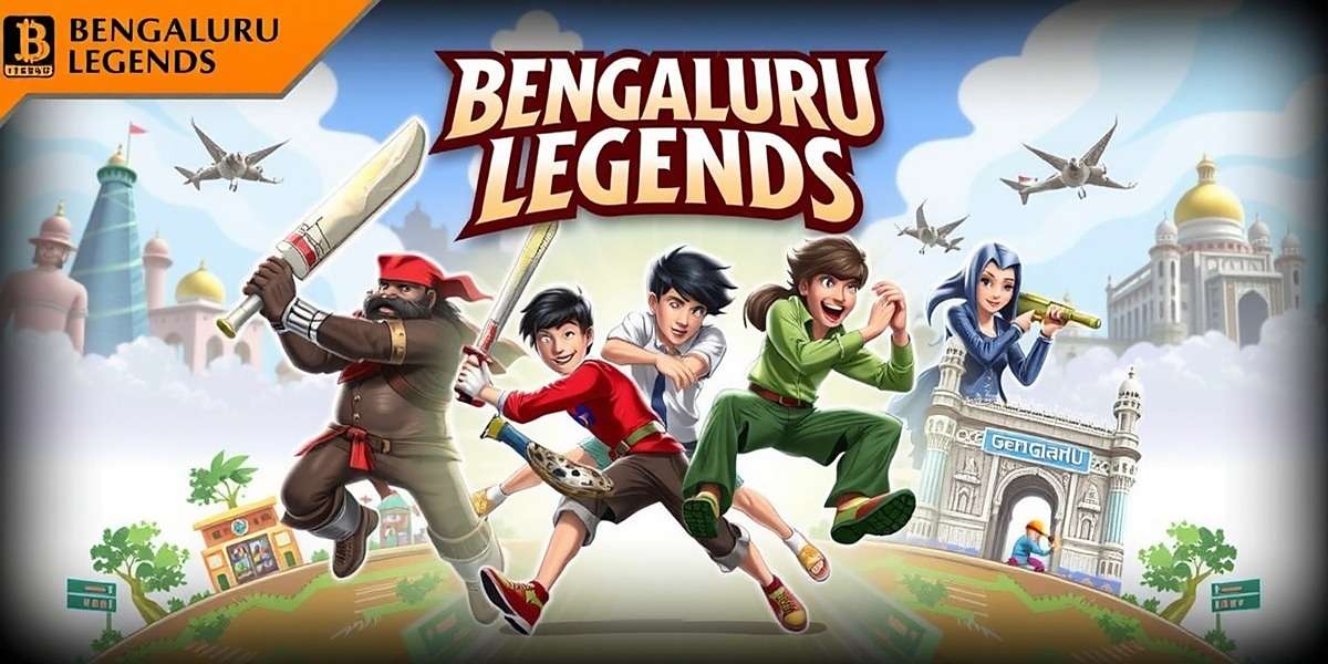 Bengaluru Legends Official Cover Bengaluru Legends game cover showing characters in action at Bengaluru landmarks